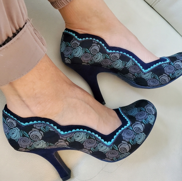 Ruby Shoo Shoes - NWOT - Ruby Shoo blue high heels pumps